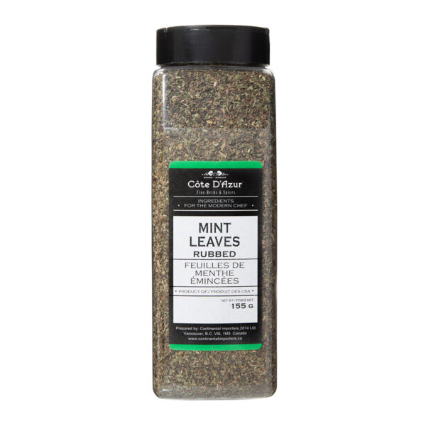 Mint Leaves Rubbed