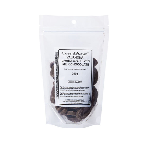 Valrhona Jivara 40% Feves Milk Chocolate
