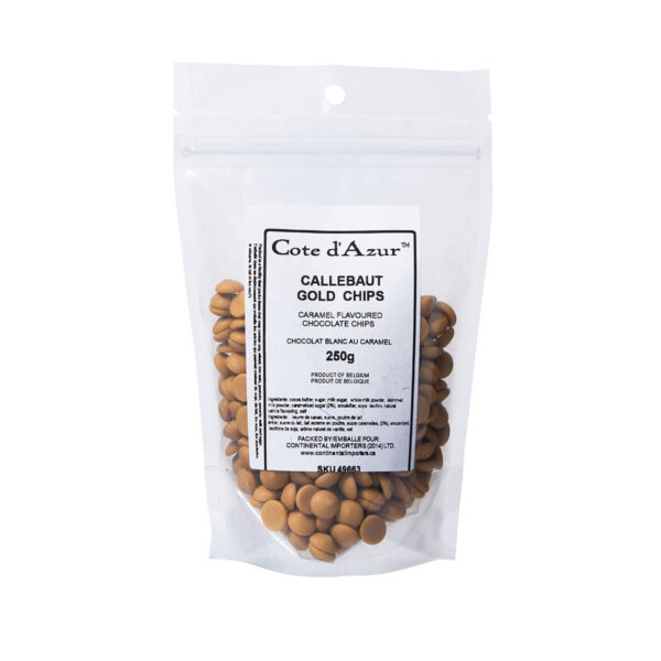 Callebaut Gold Caramel White Chips